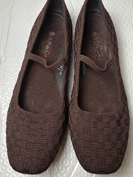 Rothy's Shoes - Rothy's The Max Square Mary Jane Chocolate Brown Knit Flats Women's Size 7.5